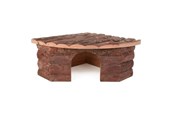 Nagetiere - Trixie Jesper corner house dwarf rabbits bark wood 42 × 15 × 30/30 cm - TX62043