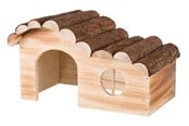 Nagetiere - Trixie Hanne house guinea pigs bark wood/flamed 29 × 18 × 18 cm - TX61977