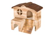 Nagetiere - Trixie Kasja house mice bark wood/flamed 18 × 16 × 12 cm - TX61960