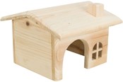 Nagetiere - Trixie Natur-Kiefernholzhaus für Kleintiere Mäuse Hamster - TX61251