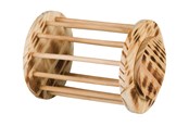 Nagetiere - Trixie Hay manger with lid wood/flamed ø 15 × 19 cm - TX61192