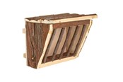 Nagetiere - Trixie Hay manger hanging with lid bark wood 20 × 15 × 17 cm - TX61191