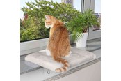 Katzen - Trixie Gemütliches Plüsch-Fensterbank-Liegekissen für Katzen 51x36cm - TX4328