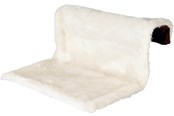 Katzen - Trixie Radiator bed longhair plush/suede-look 45 × 26 × 31 cm cream/brown - TX43141