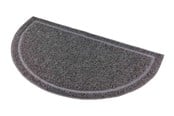 Katzen - Trixie Katzentoilettenmatte, halbrund, PVC, 59 × 35 cm, anthrazit - TX40386