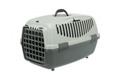 Hunde - Trixie Be Eco Capri 1 transport box XS: 32 × 31 × 48 cm anthracite/grey-green - TX39805