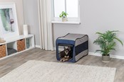 Hunde - Trixie Hundebox Twister Faltbar Polyester Pop-Up Reisebox Klein-Mittel 50x52x76cm - TX39693