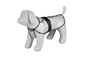 Hunde - Trixie Tarbes raincoat L: 55 cm transparent/black piping - TX3006