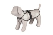 Hunde - Trixie Tarbes raincoat XS: 30 cm transparent/black piping - TX3000