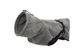 Hunde - Trixie Bathrobe for dogs terry cloth XL: 75 cm grey - TX23575