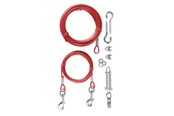 Hunde - Trixie Tie out cable with pulley 15 m red - TX2293