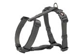 Hunde - Trixie Premium H-harness XXS–XS: 20–32 cm/10 mm graphite - TX204816