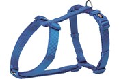 Hunde - Trixie Premium H-harness XXS–XS: 20–32 cm/10 mm royal blue - TX204802