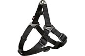 Hunde - Trixie Premium One Touch harness M: 50–65 cm/20 mm black - TX204501