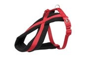 Hunde - Trixie Premium touring harness L–XL: 70–110 cm/25 mm red - TX204203