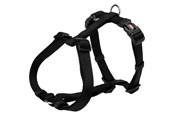 Hunde - Trixie Premium H-harness L–XL: 75–120 cm/25 mm black - TX203501