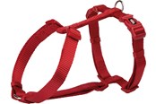 Hunde - Trixie Premium H-harness M–L: 52–75 cm/20 mm red - TX203403