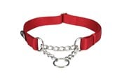 Hunde - Trixie Premium semi-choke M–L: 35–50 cm/20 mm red - TX202803