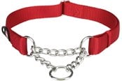 Hunde - Trixie Premium semi-choke S–M: 30–40 cm/15 mm red - TX202703