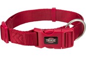 Hunde - Trixie Premium Collar Red L–XL 40-65cm/25mm - TX201703