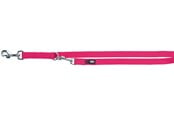 Hunde - Trixie Premium adjustable leash XS–S: 2.00 m/15 mm fuchsia - TX200411