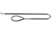 Hunde - Trixie Premium lead M–L: 1.00 m/20 mm graphite - TX200216