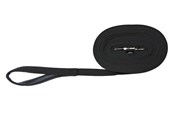 Hunde - Trixie Tracking lead cotton M–L: 15 m/20 mm black - TX19921