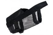 Hunde - Trixie Muzzle with net insert polyester S–M black - TX19262