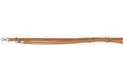 Hunde - Trixie Rustic fatleather adjustable leash Heartbeat M–L: 2.00 m/20 mm brown - TX19012