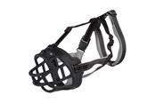 Hunde - Trixie Muzzle Flex muzzle rubber M–L black - TX17613