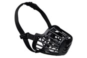 Hunde - Trixie Muzzle plastic L black - TX17606