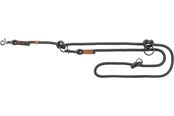 Hunde - Trixie BE NORDIC Adjustable Leash Grey/Brown S–M 8mm 2M - TX17221