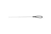 Hunde - Trixie Chain leash with nylon hand loop L–XL: 1.00 m/4.0 mm black - TX14031