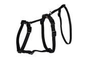 Hunde - Trixie Panic Harness Stay S–M: 40–65 cm/15 mm black - TX13092