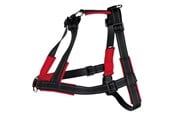 Hunde - Trixie Lead'n'Walk Soft training harness M–L: 55–90 cm/25 mm black - TX13056