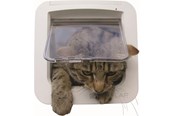 Katzen - Sureflap Haustierklappe für Mirkochip, weiß - K39000