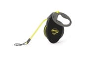 Hunde - Flexi - Leash Giant L 8M Tape Black/Neon Yellow Max 50Kg - (600.7782) - H78794