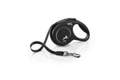 Hunde - Flexi New CLASSIC XS Tape Leash 3m 12kg Black - H7845S