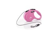 Hunde - Flexi New CLASSIC XS Cord Leash 3m 8kg Pink - H7840P