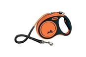Hunde - Flexi - Leash Xtreme M Tape 5M Black/Orange Max 35Kg - (600.8402) - H78018