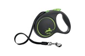 Hunde - Flexi Black Design L leash 5 m 50 kg green - H78016G