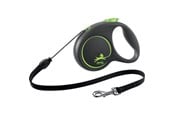Hunde - Flexi Black Design M leash 5 m 20 kg green - H78013G