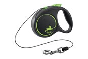 Hunde - Flexi Black Design XS leash 3 m 8 kg green - H78011G