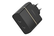 Handys - Adapter und Ladegeräte - OtterBox EU Wall Charger 50W - 1X USB-C 30W + 1X USB-C 20W USB-PD - black - 78-52724