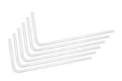 DIY Wasserkühlung - EK Water Blocks EK-Loop Hard Tube 14mm 0.8m Pre-Bent 90° - Acrylic (6pcs) - 3831109826058