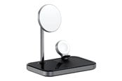 Handys - Adapter und Ladegeräte - Satechi 3-in-1 Magnetic Wireless Charging Stand - ST-WMCS3M