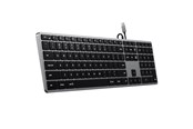 Tastaturen - Satechi Slim W3 - Tastatur - Nordic ISO - Grau - ST-UCSW3M-ND