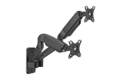 Monitorhalterung - DUTZO Monitorarm für 2 Monitore (17"-32") - Wandmontage Version (Schwarz) - MMWA-2