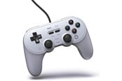 Gaming Zubehör - 8BitDo Pro2 Wired Gamepad for Switch and Windows - Grey - Wired Controller - Nintendo Switch - 6922621501824