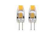 LED-Birnen - EGLO LED-Lampe 1.2W/827 100 lumen dimmable 2-pack G4 - 110158